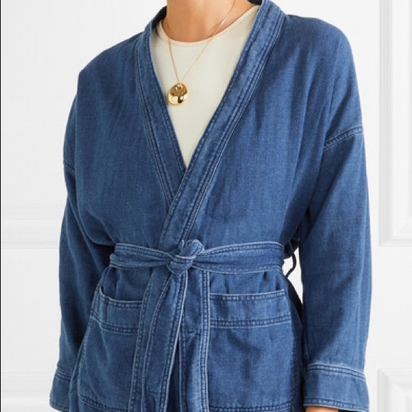 j crew denim wrap jacket